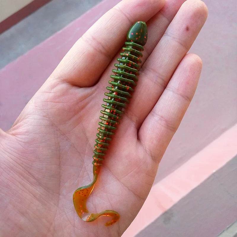 ALLBLUE Saturn 105mm Soft Lure – Irresistible Worm Grub Action - Fish & Cheaps | Fishing & Outdoor Gear