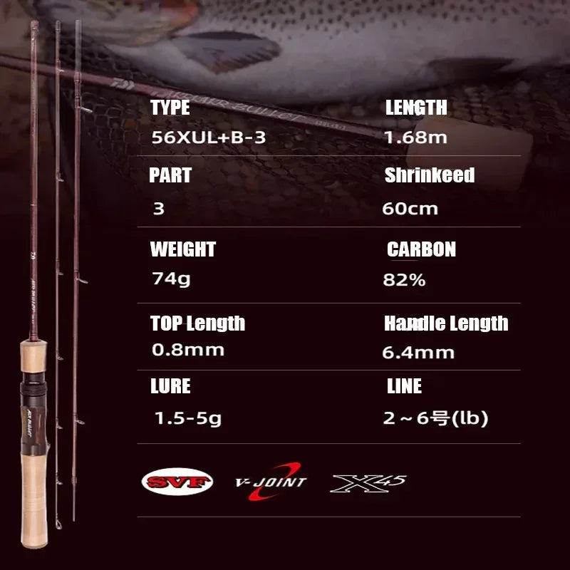 DAIWA AIR BULLET Stream Spinning/Casting Rod - Fish & Cheaps | Fishing & Outdoor Gear