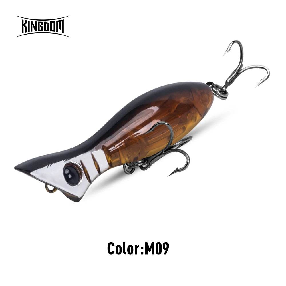 Kingdom Mini Popper Fishing Lure – 50mm Precision Bait - Fish & Cheaps | Fishing & Outdoor Gear