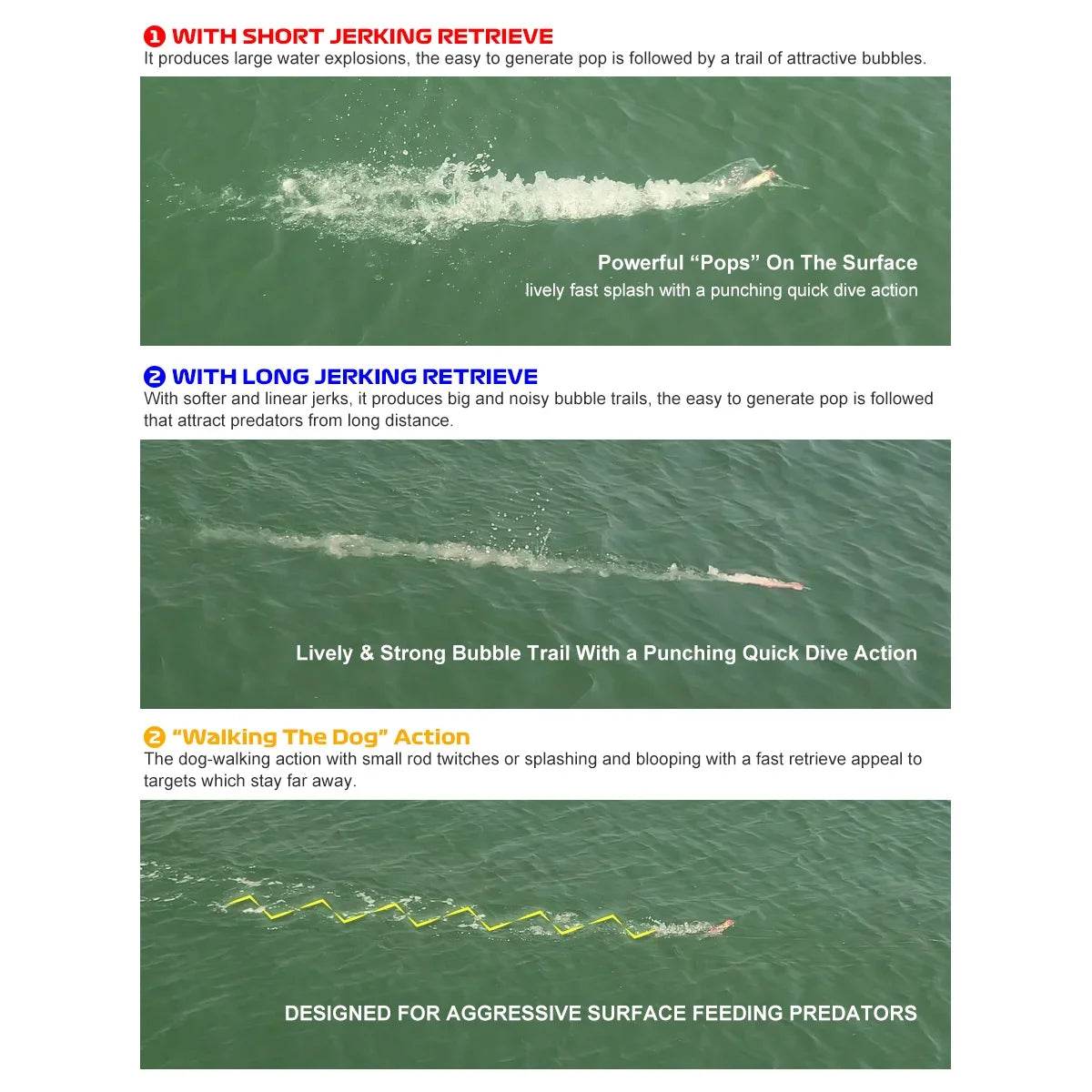 Noeby 165mm Popper Lure – Big Game Topwater - Fish & Cheaps | Fishing & Outdoor Gear