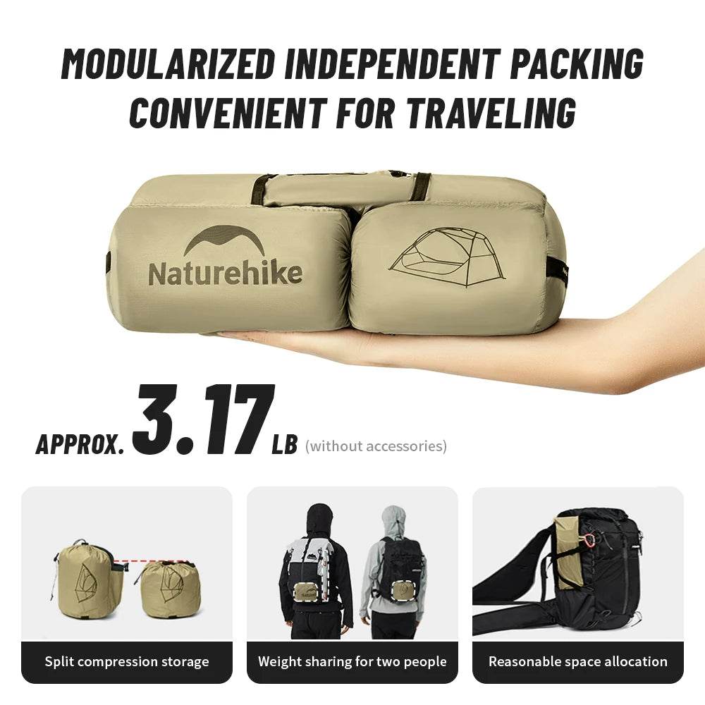 Naturehike Star River UL 2P Tent — Ultralight Backpacking, Robust Shelter - Fish & Cheaps | Fishing & Outdoor Gear