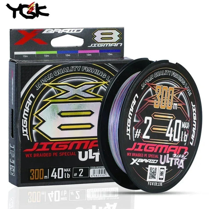 YGK X-Braid Jigman Ultra 8 Strand PE Fishing Line - Fish & Cheaps | Fishing & Outdoor Gear