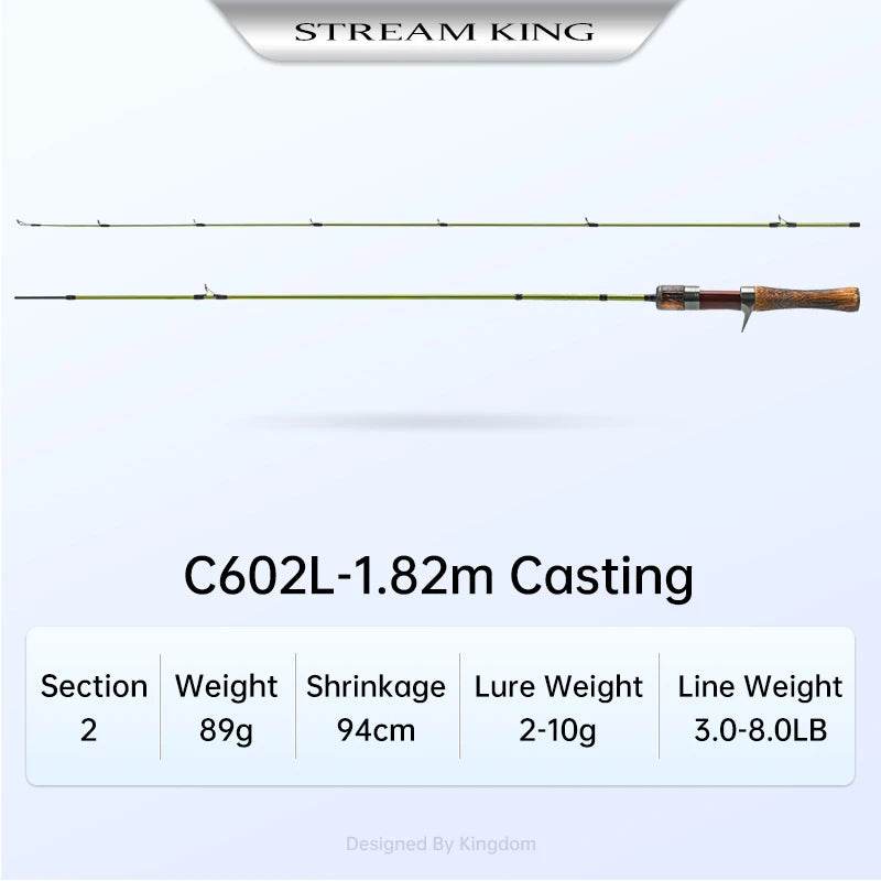 KINGDOM STREAM KING Ultralight Carbon Rod – Travel Perfection - Fish & Cheaps | Fishing & Outdoor Gear