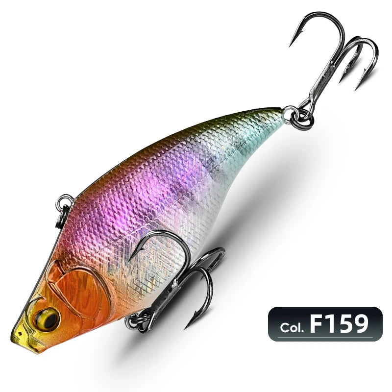 MEREDITH 75mm 19g Vibration Fishing Lure Lipless Crankbaits Sinking Hard Lure Artificial VIB Bait Bass Fishing Lures