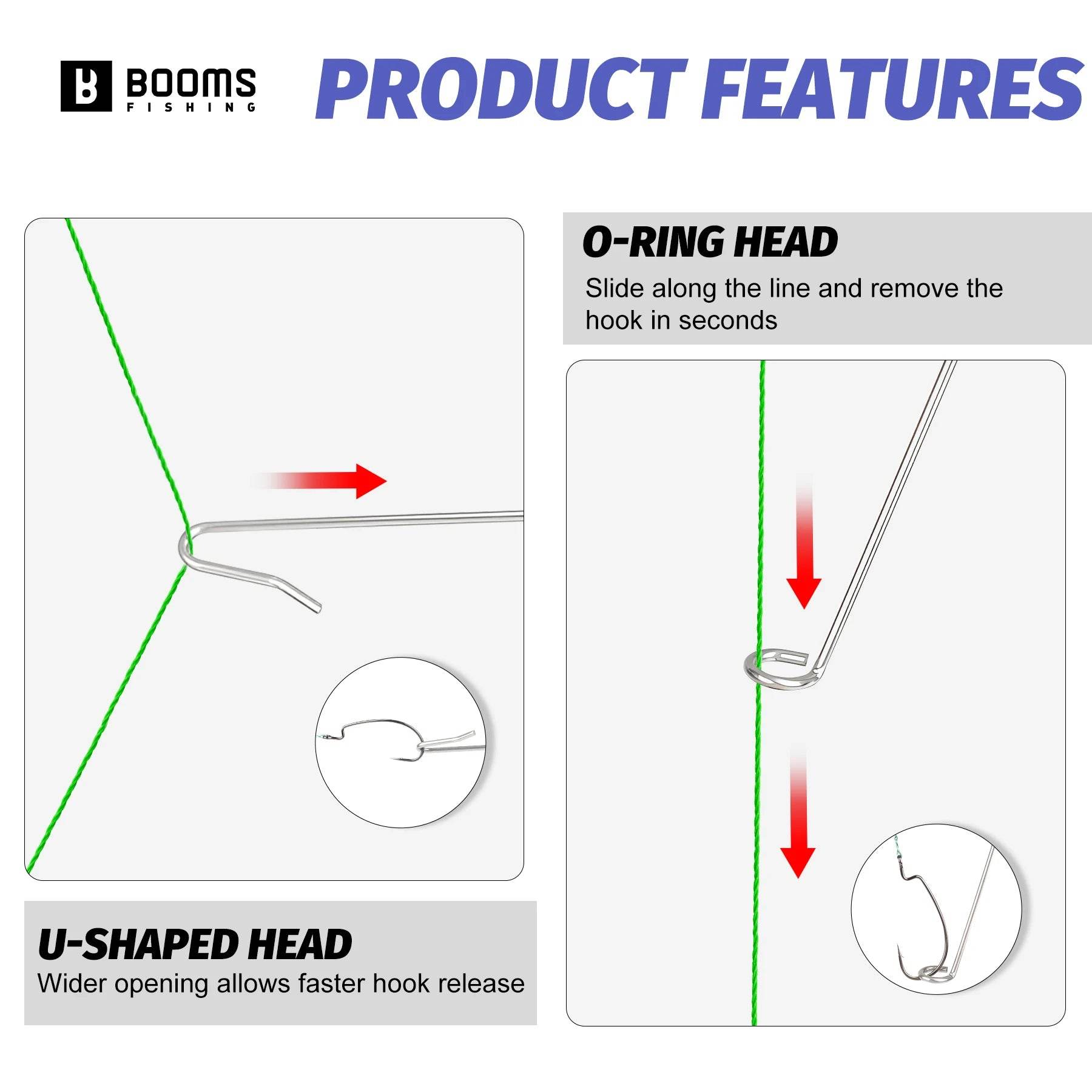 Booms Fishing XW21 Hook Remover – Twin Pack - Fish & Cheaps | Fishing & Outdoor Gear
