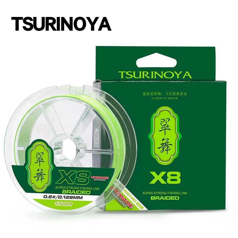 TSURINOYA H8 Ultra-long Casting 8-Strand PE Line - Fish & Cheaps | Fishing & Outdoor Gear