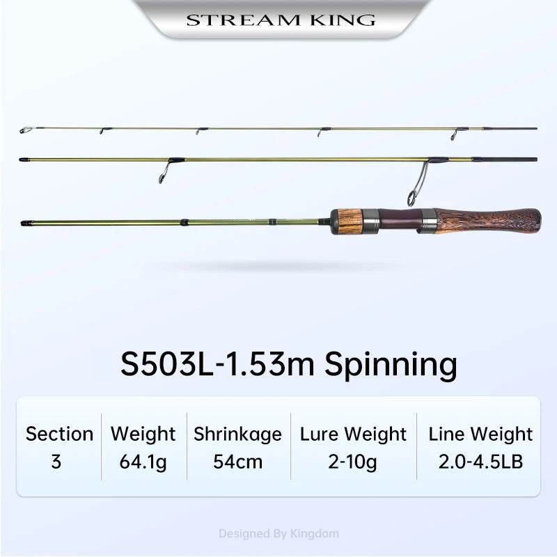 KINGDOM STREAM KING Ultralight Carbon Rod – Travel Perfection - Fish & Cheaps | Fishing & Outdoor Gear