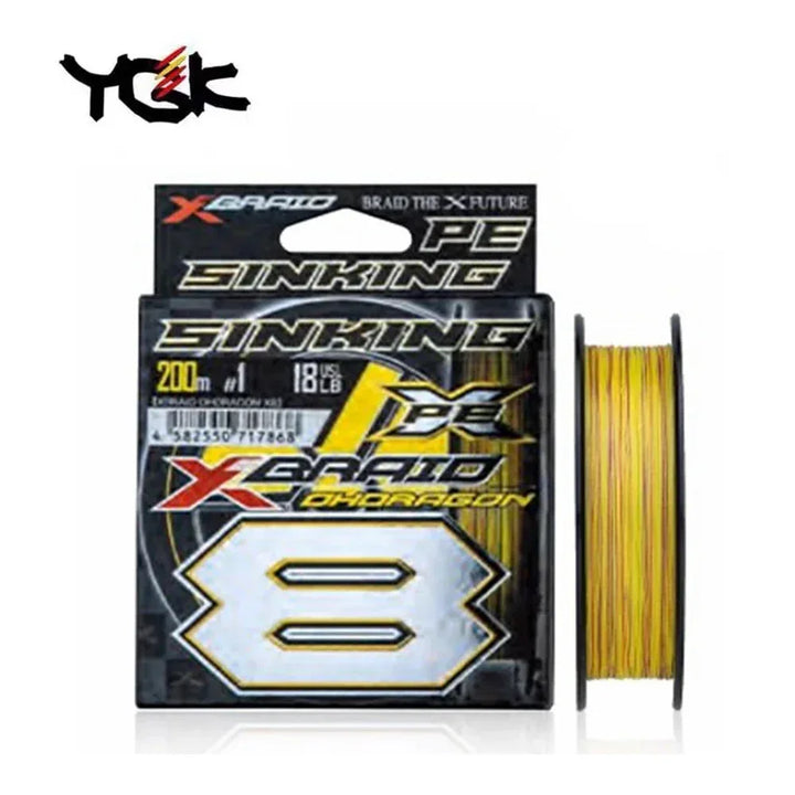 YGK X-Braid Ohdragon X8 Sinking PE Fishing Line - Fish & Cheaps | Fishing & Outdoor Gear