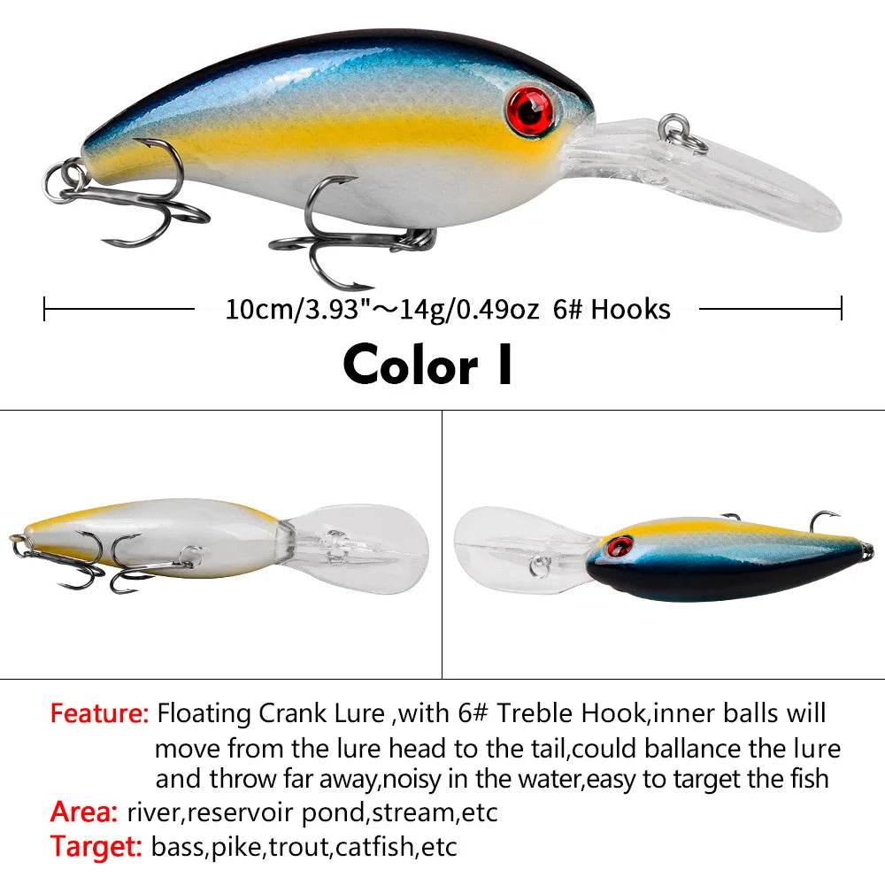 PROBEROS Minnow 10cm Crankbait – Proven Topwater Action - Fish & Cheaps | Fishing & Outdoor Gear