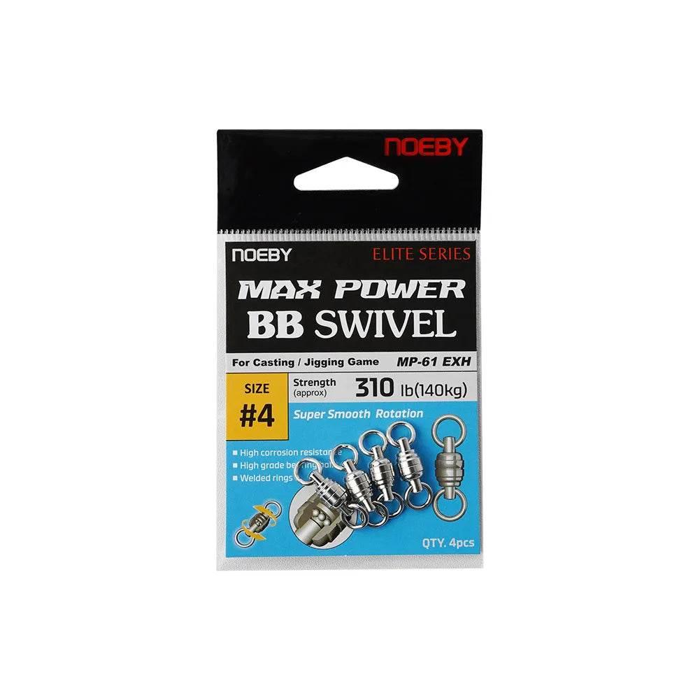NOEBY Max Power BB Swivel – Welded Stainless Solid Ring - Fish & Cheaps | Fishing & Outdoor Gear