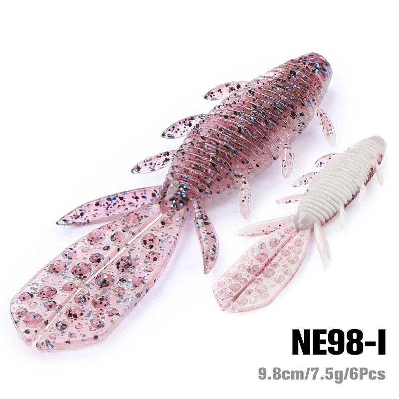TSURINOYA Nebula Shrimp 9.7cm Soft Lures – 6 Pack - Fish & Cheaps | Fishing & Outdoor Gear