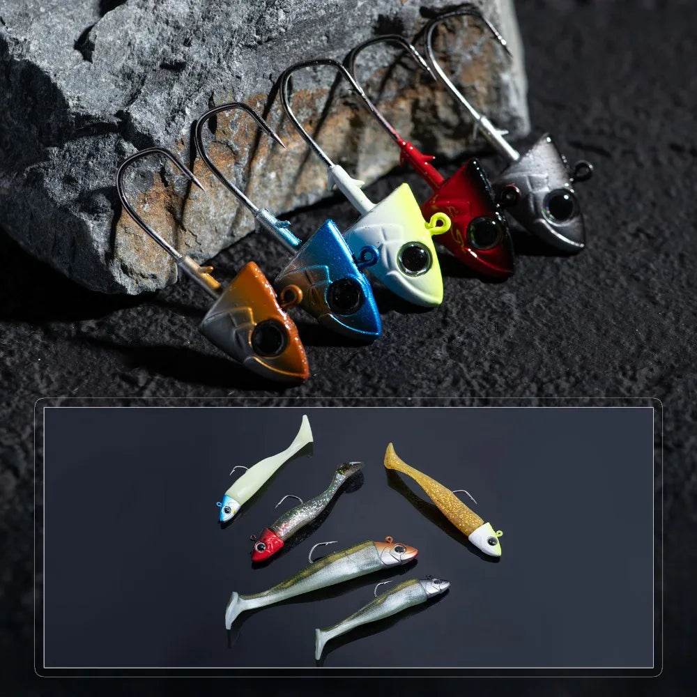 Goture Jig Head Fishing Hooks Set - Fish & Cheaps | Fishing & Outdoor Gear