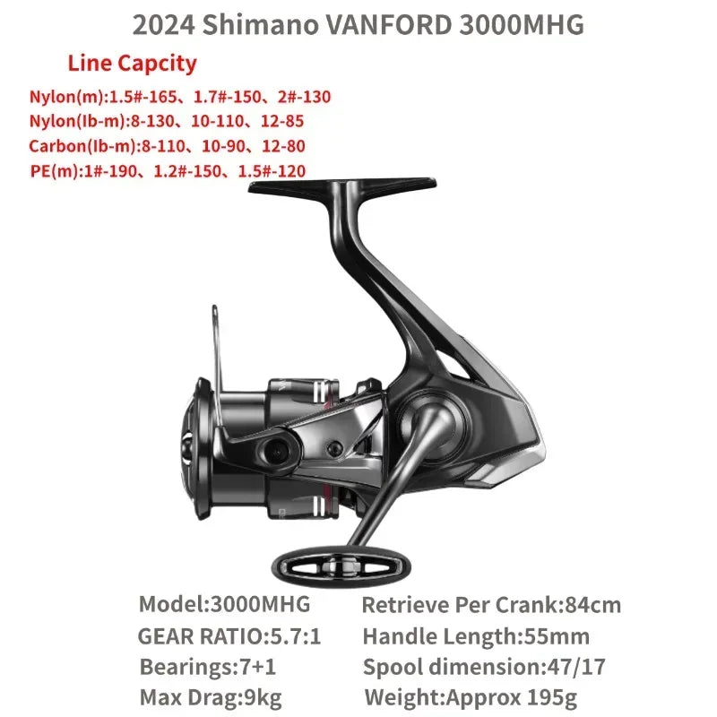 Shimano 2024 Vanford Spinning Reel - Fish & Cheaps | Fishing & Outdoor Gear