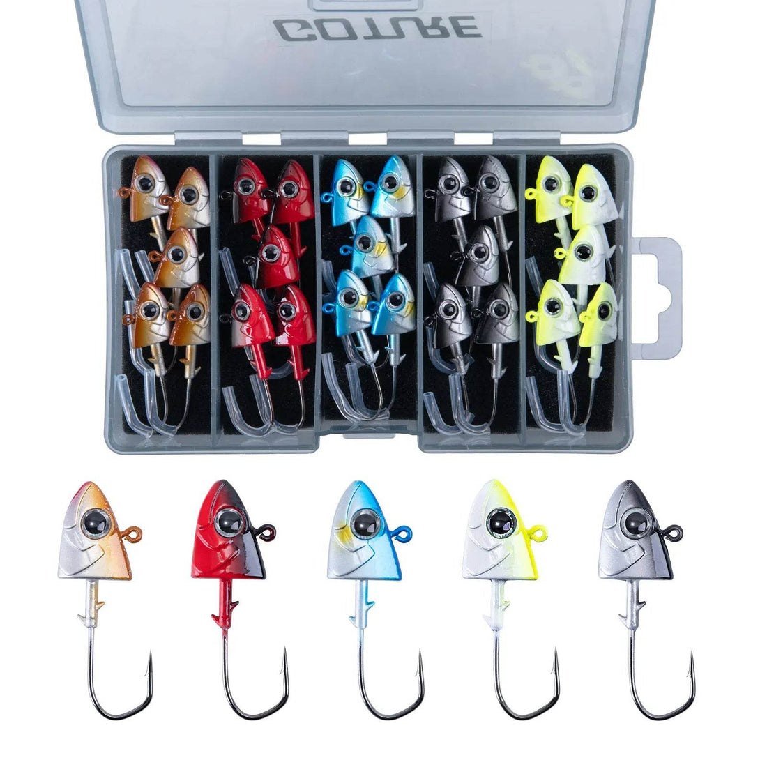 Goture Jig Head Fishing Hooks Set - Fish & Cheaps | Fishing & Outdoor Gear