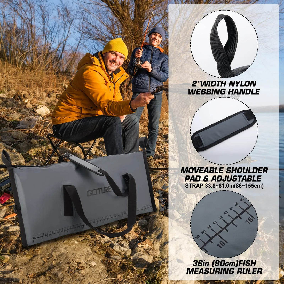 Goture Multifunctional Fish Cooler Bag - Fish & Cheaps | Fishing & Outdoor Gear