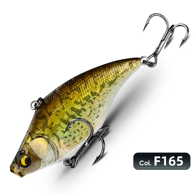 MEREDITH 75mm 19g Vibration Fishing Lure Lipless Crankbaits Sinking Hard Lure Artificial VIB Bait Bass Fishing Lures