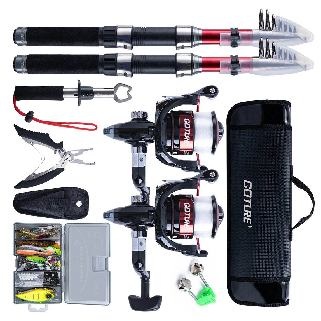 Goture Carbon Telescopic Fishing Rod & Reel Combo Kit - Fish & Cheaps | Fishing & Outdoor Gear