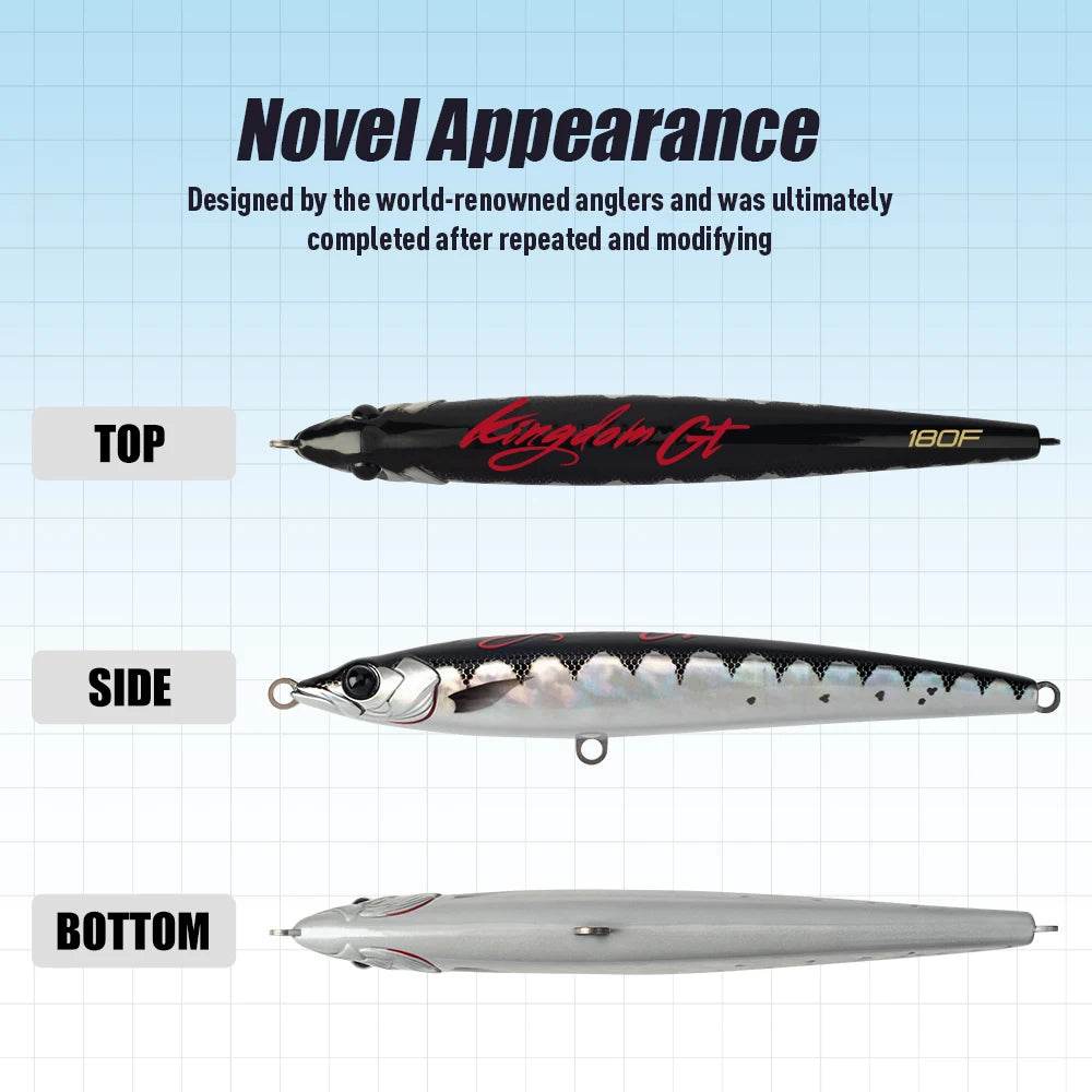 Kingdom GT Sea Fishing Lure – Topwater Pencil - Fish & Cheaps | Fishing & Outdoor Gear