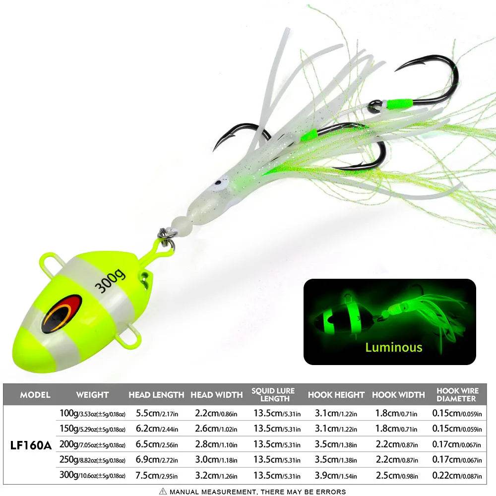 PROBEROS Metal Jig Glow Slow Jigging Lure - Fish & Cheaps | Fishing & Outdoor Gear