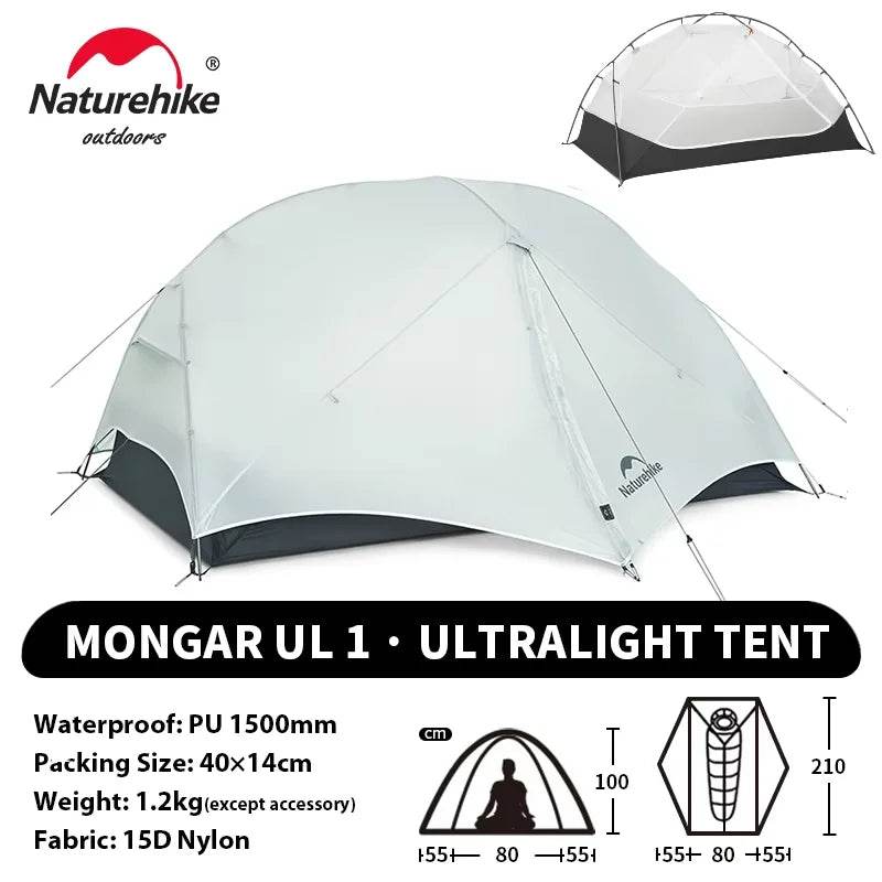 Naturehike Mongar UL 2 — Ultralight 2-Person Trekking Tent - Fish & Cheaps | Fishing & Outdoor Gear