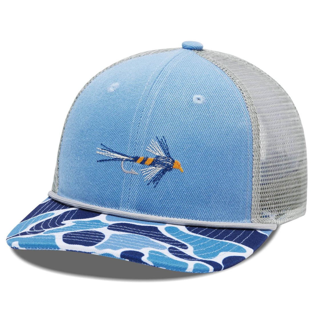 BASSDASH Camo Rope Trucker Hat - Fish & Cheaps | Fishing & Outdoor Gear