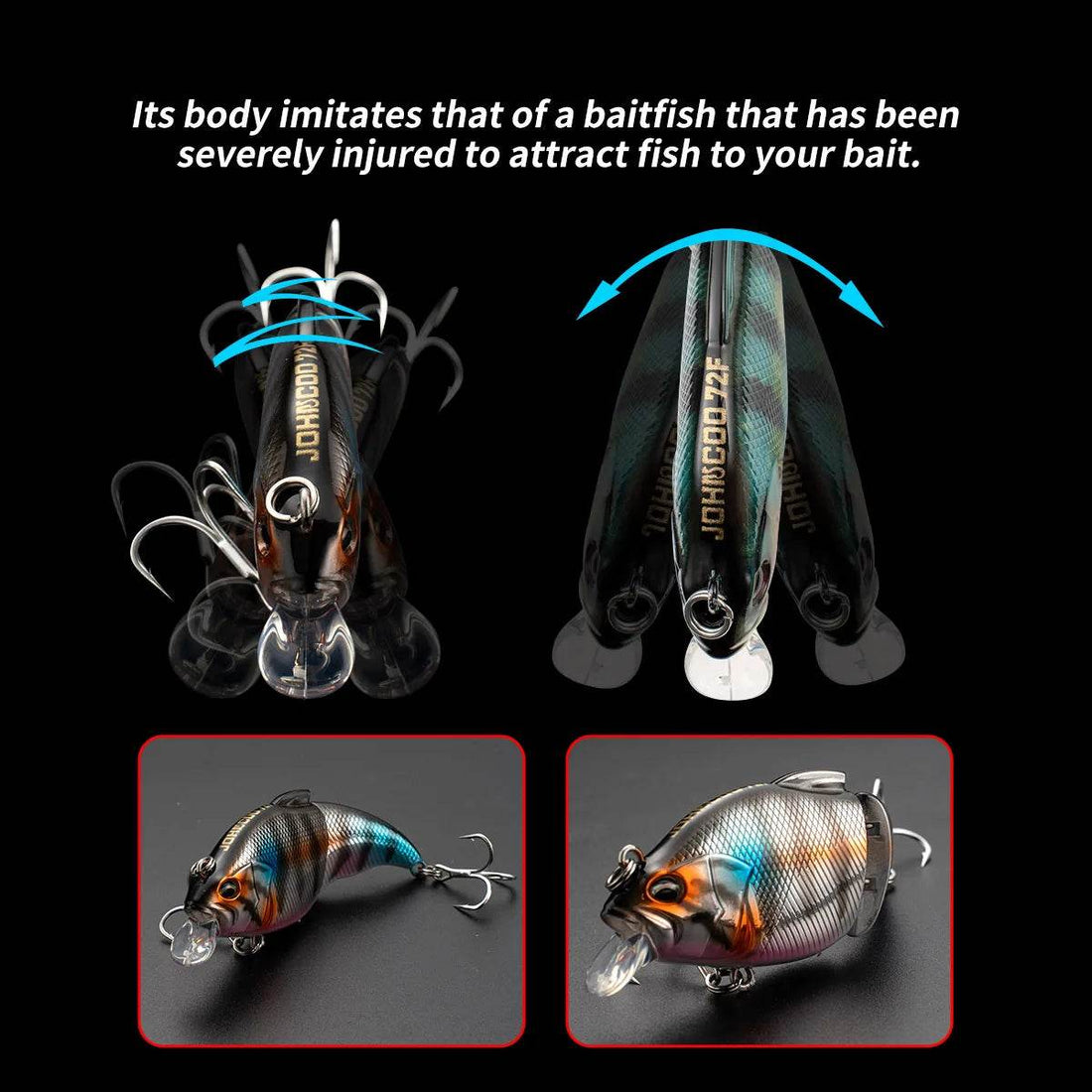 JOHNCOO 7cm VIB Sinking/ Floating Swimbait - Fish & Cheaps | Fishing & Outdoor Gear