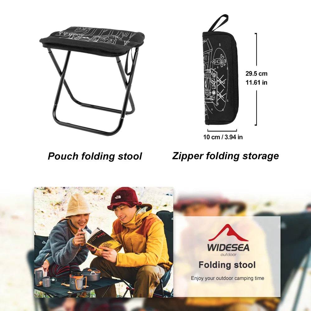 Widesea Foldable Camping Stool - Fish & Cheaps | Fishing & Outdoor Gear