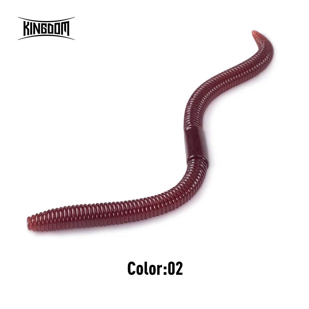 Kingdom Earthworm Soft Lure – Lifelike Precision Fishing Bait - Fish & Cheaps | Fishing & Outdoor Gear