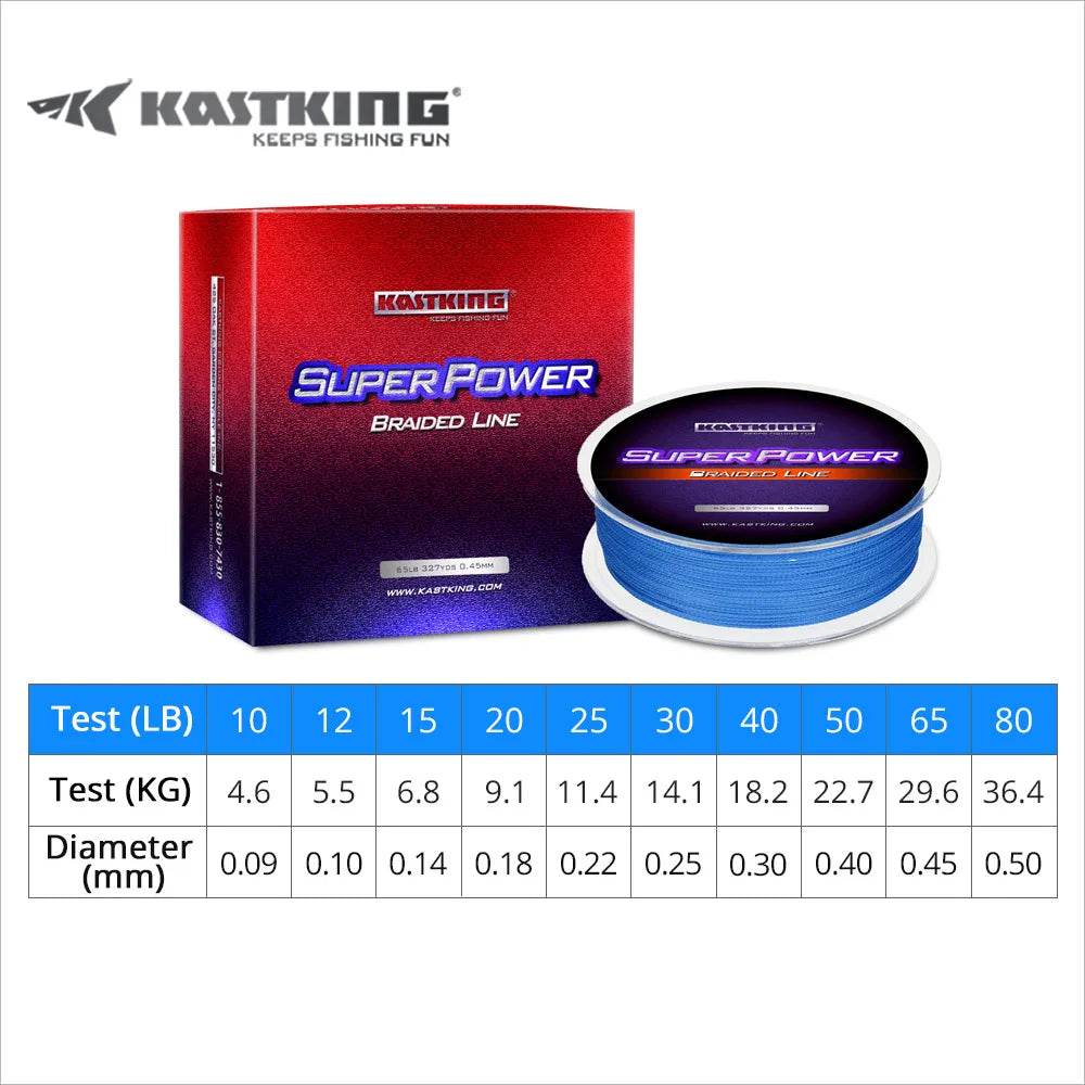 KastKing SuperPower PE Braided Line - Fish & Cheaps | Fishing & Outdoor Gear