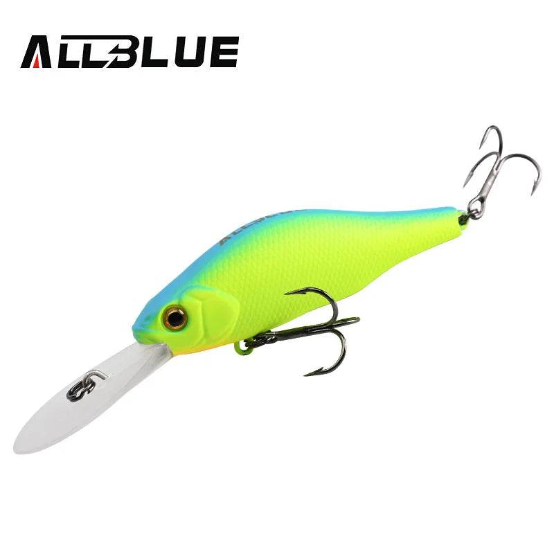 ALLBLUE HUNCH 70SP DR: Pro Suspended Minnow Lure - Fish & Cheaps | Fishing & Outdoor Gear
