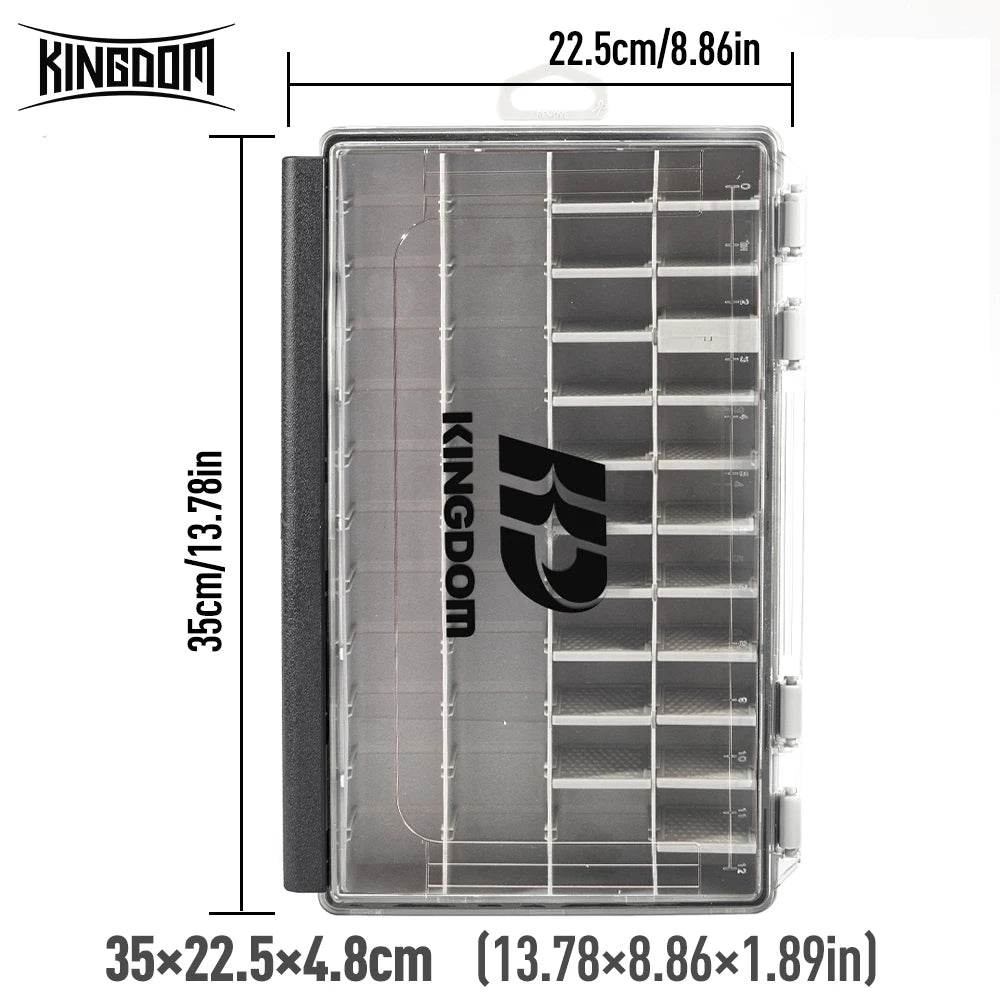 Kingdom HyperSeal Tackle Box – Detachable Lure Storage - Fish & Cheaps | Fishing & Outdoor Gear