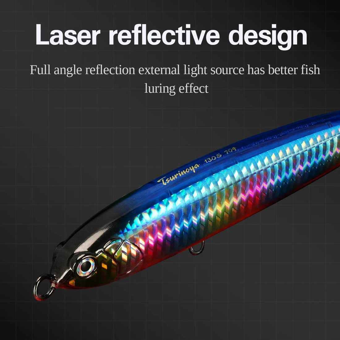 TSURINOYA 130S Sinking Stickbait – Hard Bait for Sea Predators - Fish & Cheaps | Fishing & Outdoor Gear