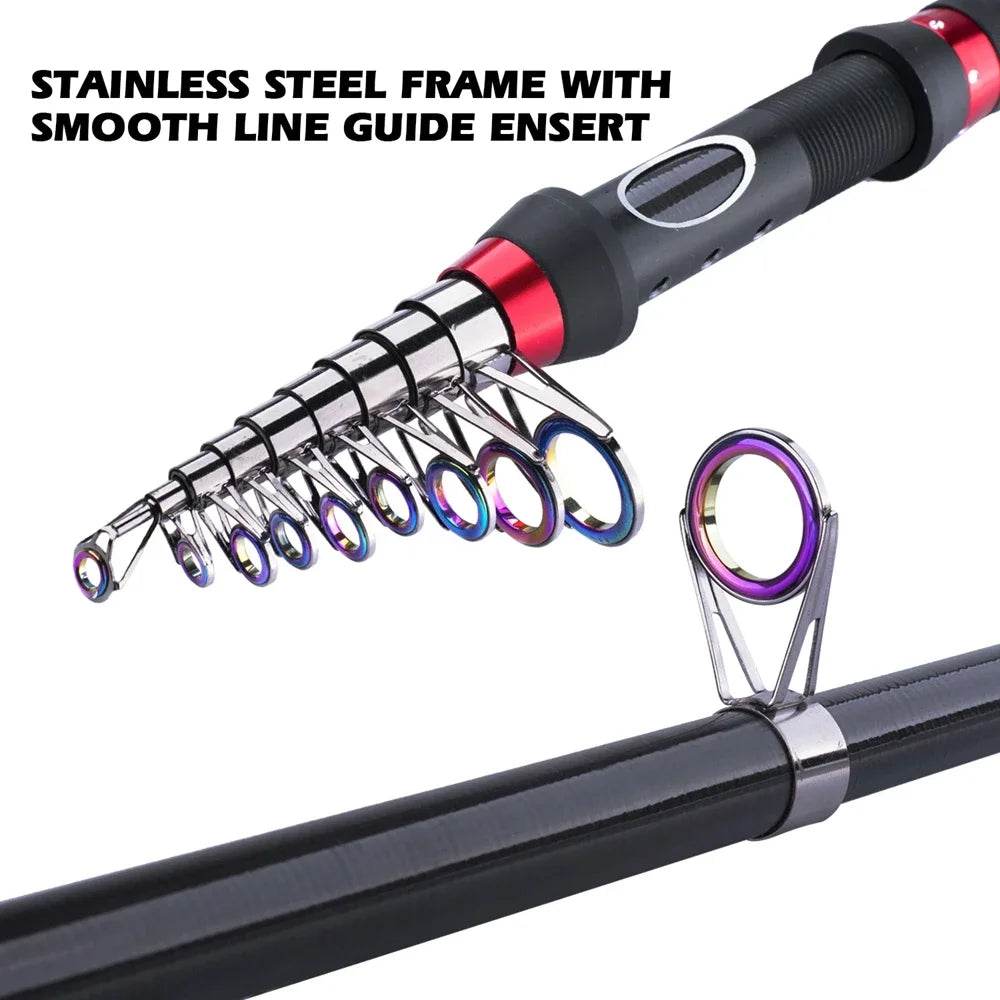 Goture FLAME Telescopic Carbon Sea Rod - Fish & Cheaps | Fishing & Outdoor Gear