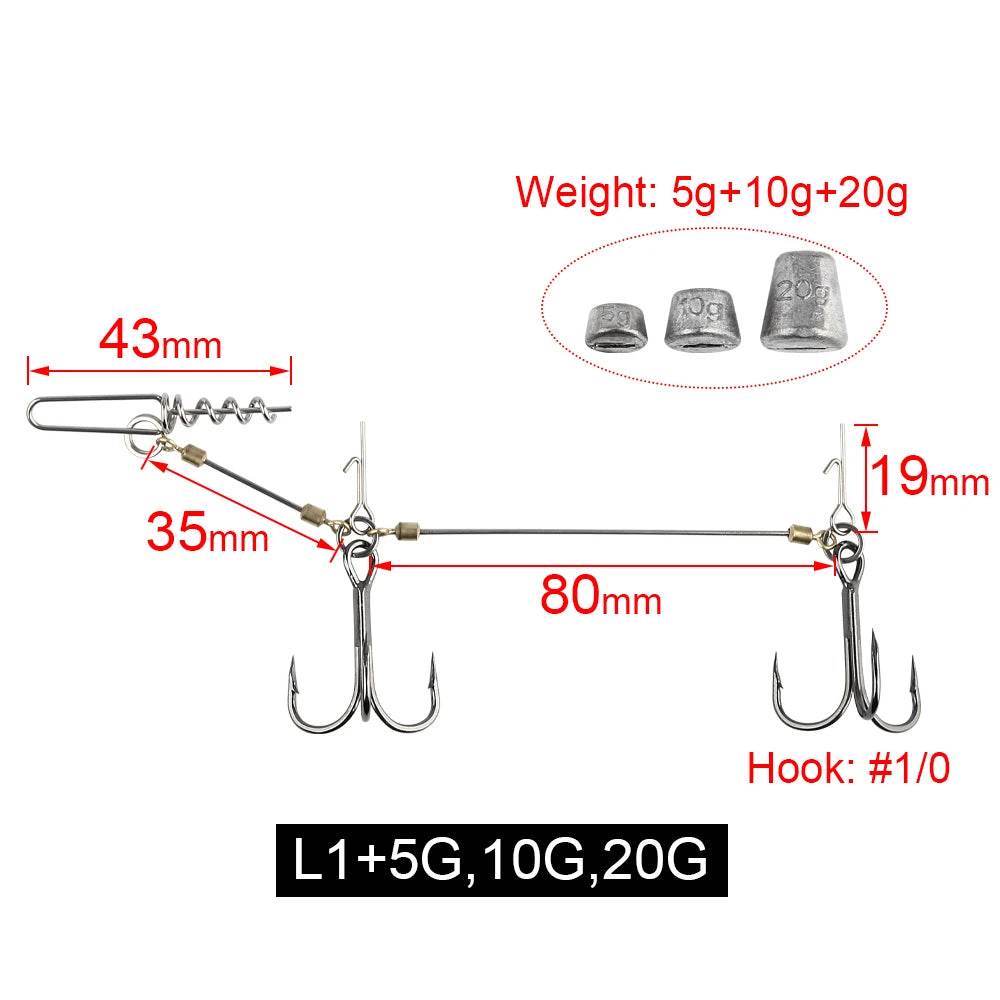 Spinpoler Multi-Depth Weighted Stinger Rig - Fish & Cheaps | Fishing & Outdoor Gear