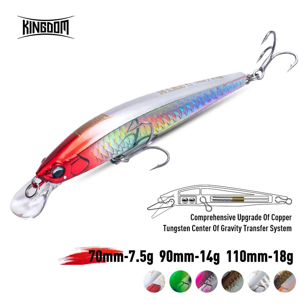 Kingdom Kingart-II Sinking Minnow Jerkbait - Fish & Cheaps | Fishing & Outdoor Gear