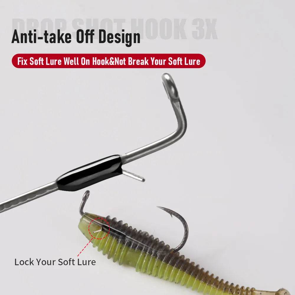 Kingdom Weighted Worm Hooks – 5 Pack - Fish & Cheaps | Fishing & Outdoor Gear