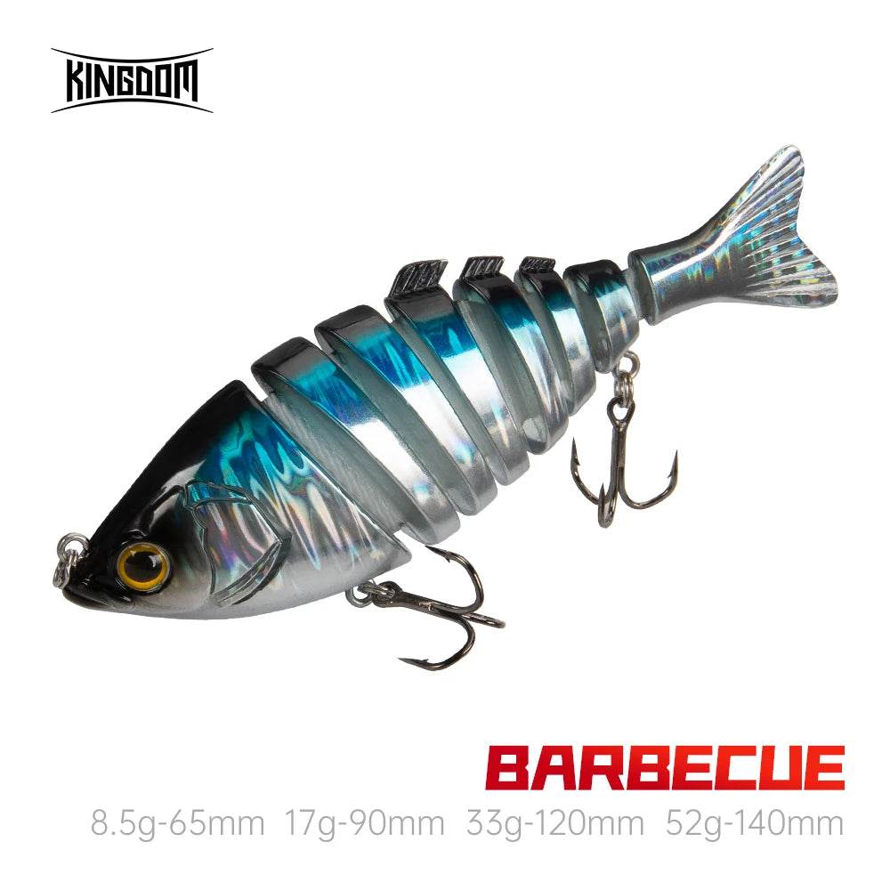 Kingdom Barbecue Swimbait – Multi-Jointed Sinking Lure - Fish & Cheaps | Fishing & Outdoor Gear