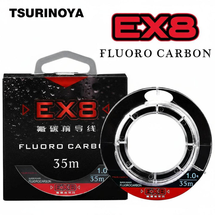 TSURINOYA EX8 Fluorocarbon Leader 35m - Fish & Cheaps | Fishing & Outdoor Gear