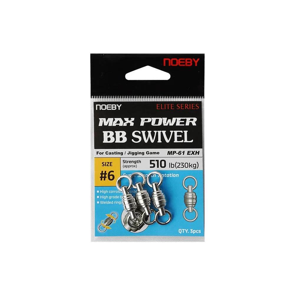 NOEBY Max Power BB Swivel – Welded Stainless Solid Ring - Fish & Cheaps | Fishing & Outdoor Gear