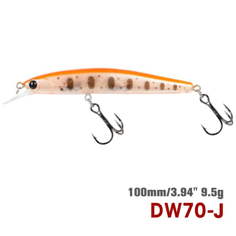 TSURINOYA 100SP Suspending Minnow – Precision Jerkbait - Fish & Cheaps | Fishing & Outdoor Gear