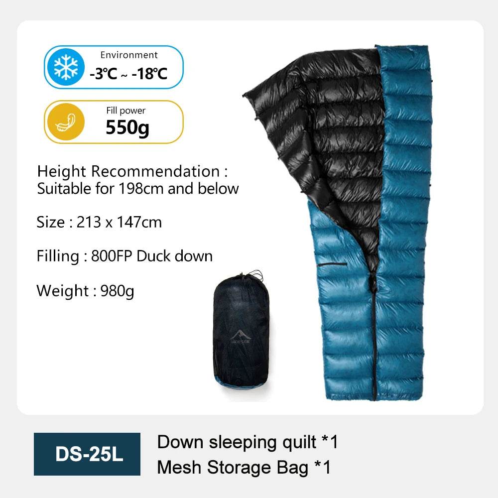 Widesea Ultralight Down Sleeping Bag - Fish & Cheaps | Fishing & Outdoor Gear