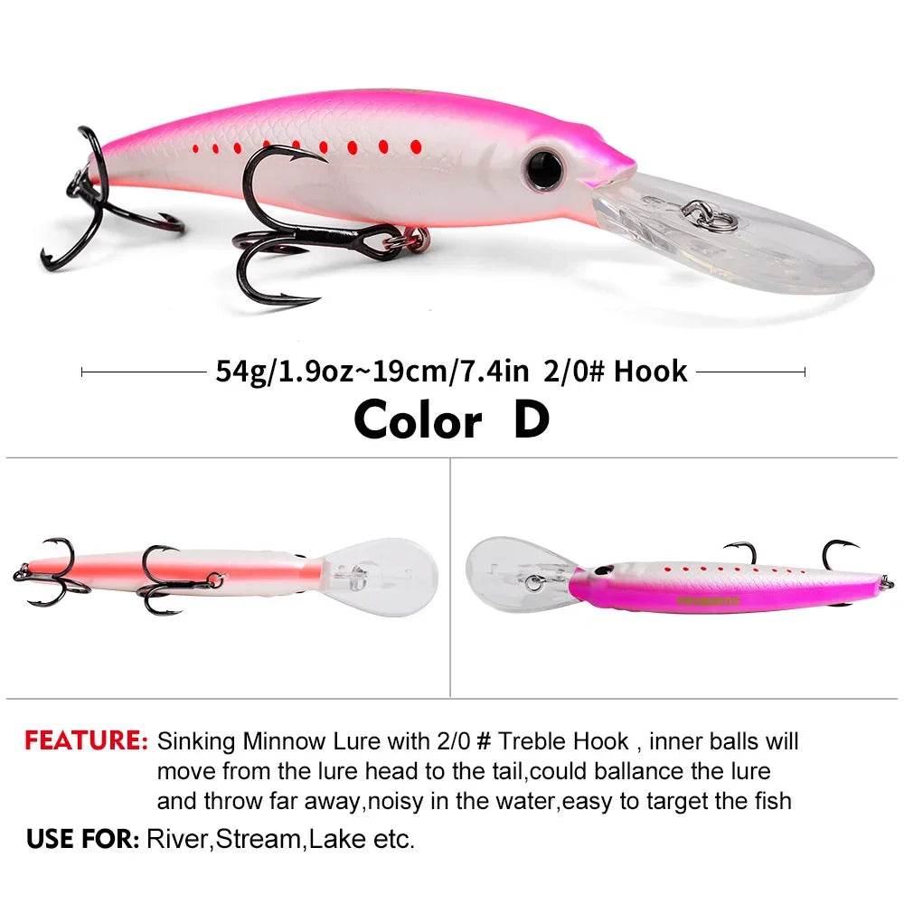 PROBEROS Sinking Laser Minnow 19cm - Fish & Cheaps | Fishing & Outdoor Gear