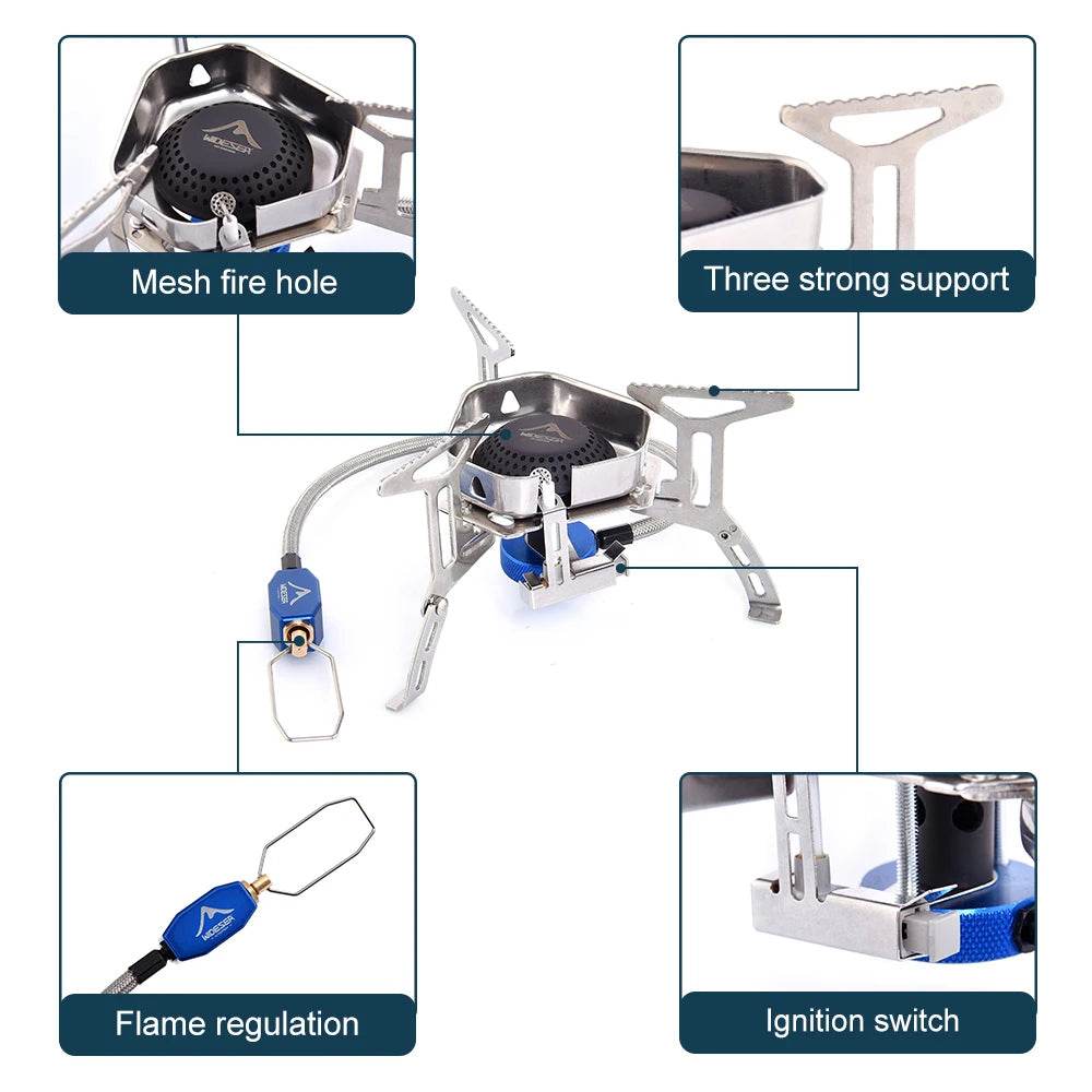 Widesea 3500W Foldable Camping Stove - Fish & Cheaps | Fishing & Outdoor Gear