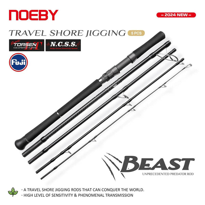 Noeby Beast Travel Shore Jigging Rod - Fish & Cheaps | Fishing & Outdoor Gear