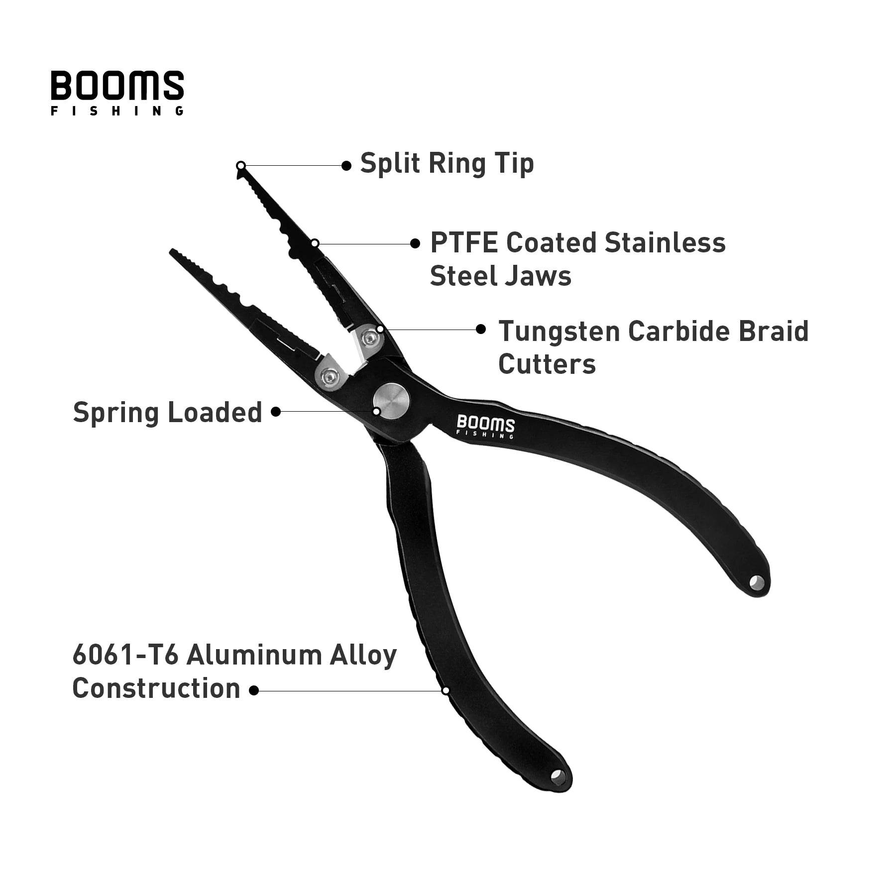 Booms Fishing X03 Aluminium Fishing Pliers - Fish & Cheaps | Fishing & Outdoor Gear