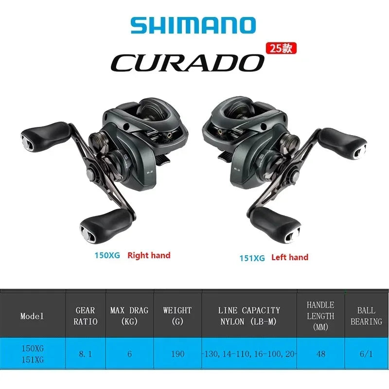 Shimano Curado 150 Baitcasting Reel - Fish & Cheaps | Fishing & Outdoor Gear