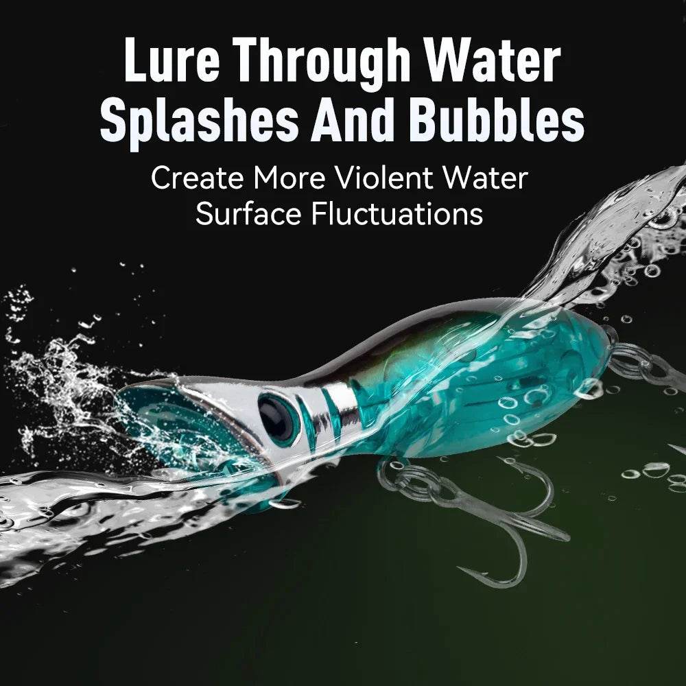 Kingdom Mini Popper Fishing Lure – 50mm Precision Bait - Fish & Cheaps | Fishing & Outdoor Gear