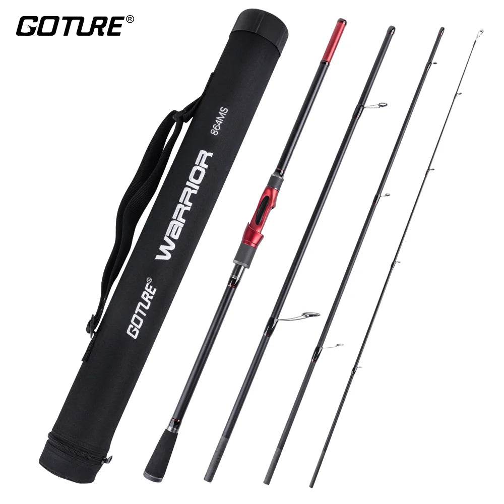 Goture Warrior Carbon Travel Spin & Cast Rod - Fish & Cheaps | Fishing & Outdoor Gear