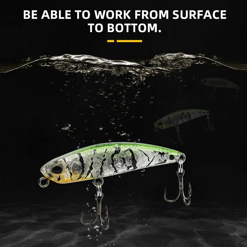 BLUX LURKER 48 Fishing Lure Sinking Pencil Heavy Stick 48MM 6.3G Saltwater Lipless Minnow Wobbler Hard Plastic Bait Tackle