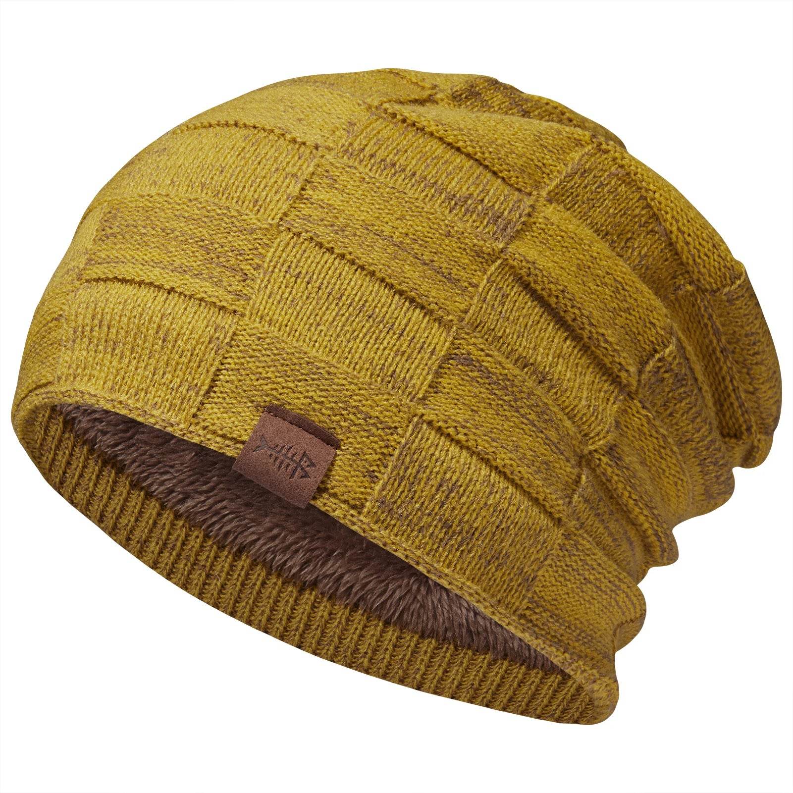 BASSDASH Winter Fleece Slouch Beanie - Fish & Cheaps | Fishing & Outdoor Gear
